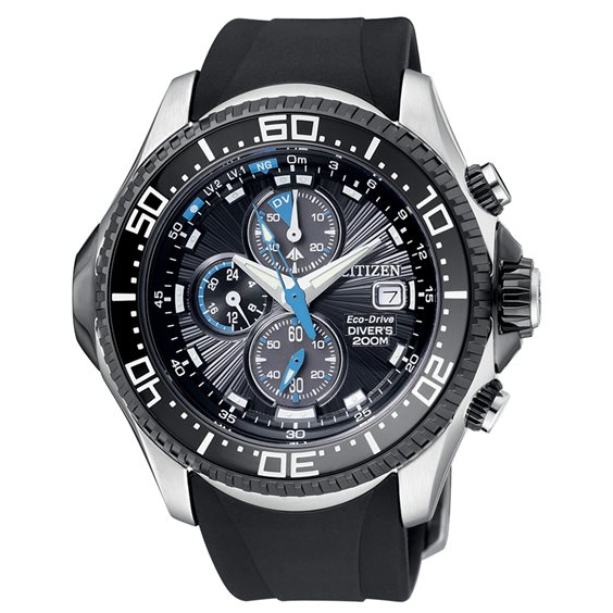 Reloj Citizen Hombre Promaster Aqualand Eco Drive in Acero BJ2111-08E - BJ2111-08E